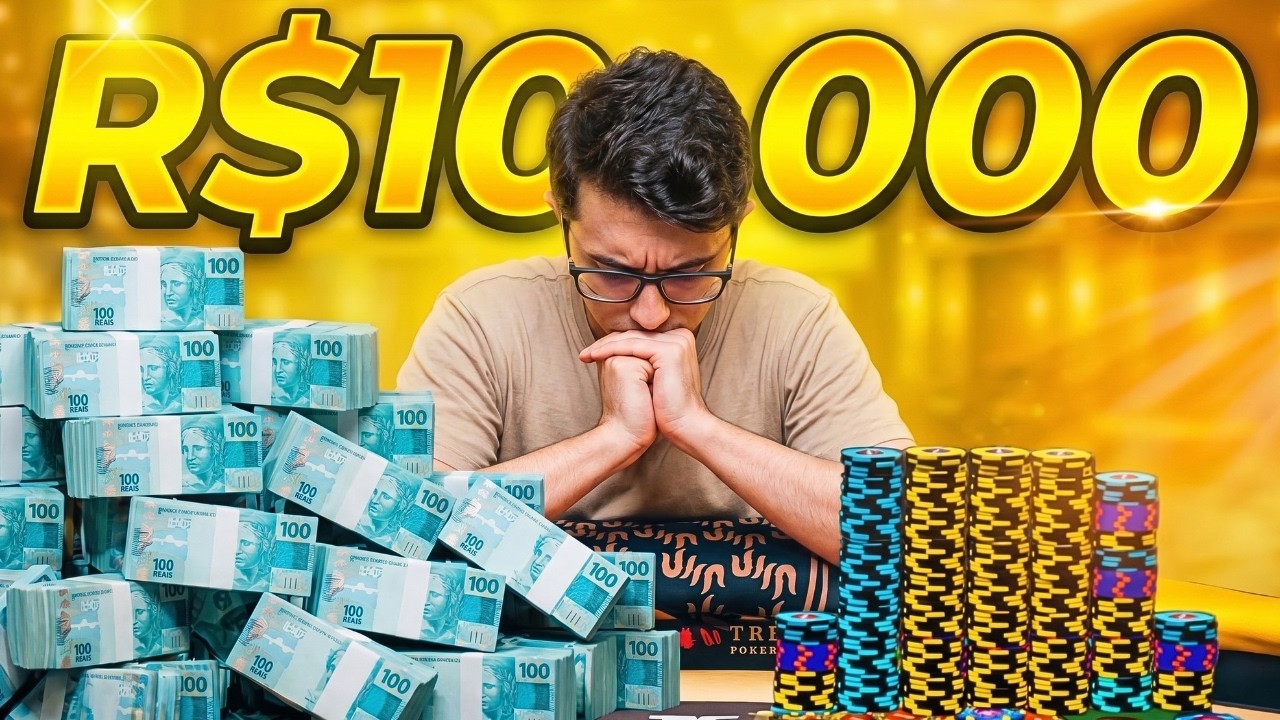 Rumo aos R$10.000 — É no River… Vem | Poker