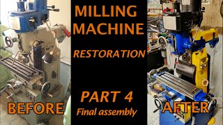 New old Milling Machine in hobby shop Restoration Part 4