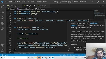 Build a Node.js Express Age Calculator From DOB in Different Time Formats Using EJS