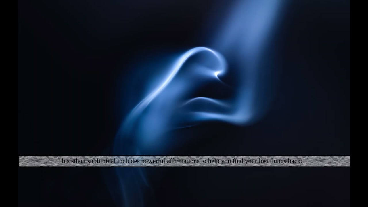 Find your lost object with silent subliminal