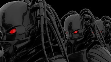 Cyborg Factory VJ Loop Motion Graphics