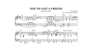 Youve Got A Friend  Piano