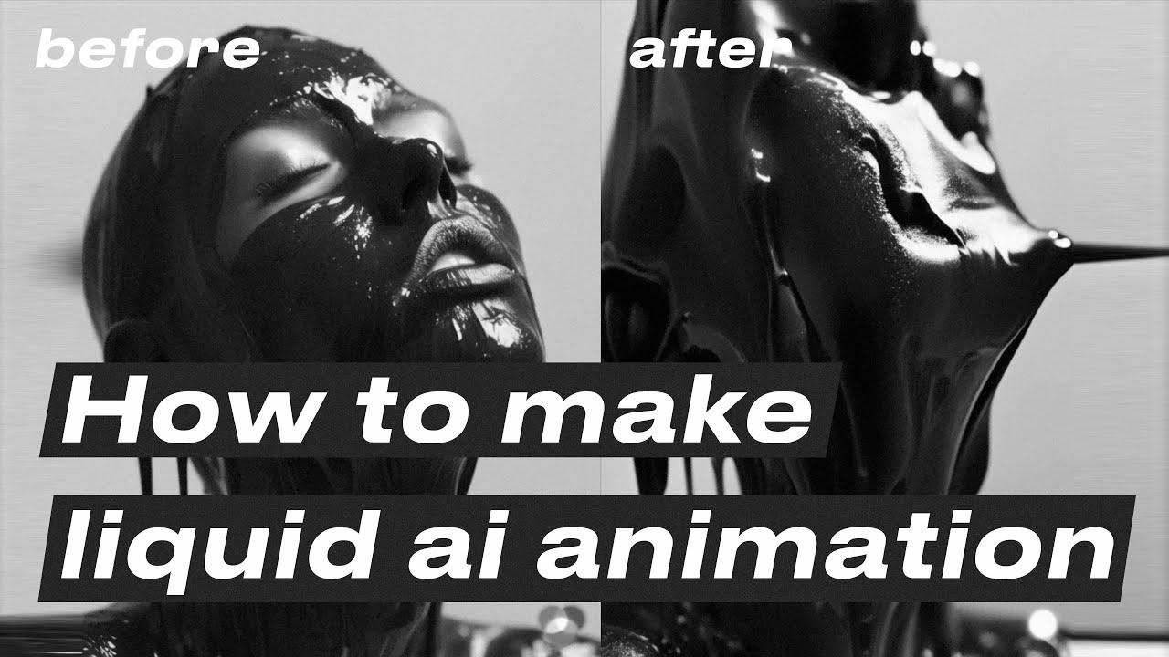 SIMPLE LIQUID AI ANIMATION (MIDJOURNEY V6 + RUNWAY) - YouTube