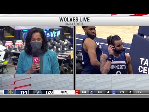 Ricky Rubio after scoring 26 points in Wolves' fourth straight win