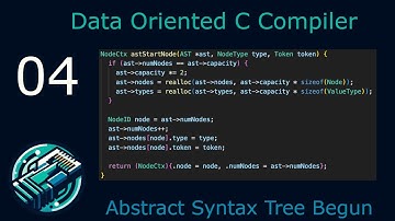[04] Begin van de abstracte syntaxisboom - Data-georiënteerde C-compiler