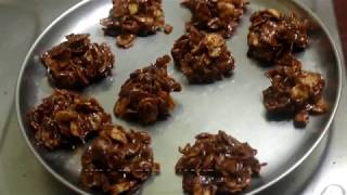 Kids Special - Cornflakes Chocolate Recipe in Tamil