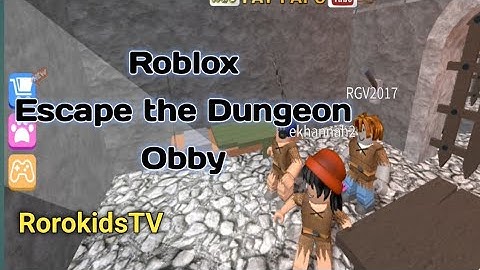 Roblox Escape the Dungeon Obby PART 1 | RorokidsTV