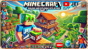 Minecraft 1.20.4 | Building and Exploring with JEI Mod! [ForgeOptifine] # 7