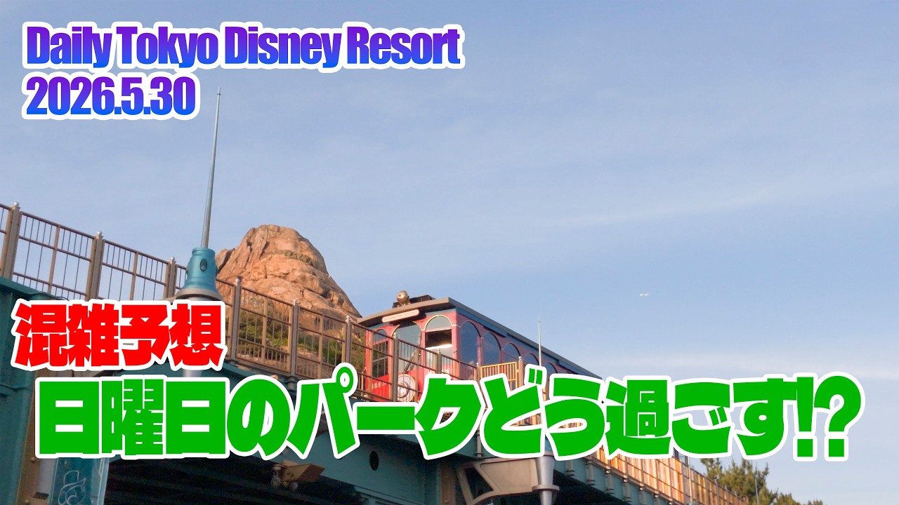 How to spend a crowded Sunday!? | Tokyo Disney Resort - YouTube