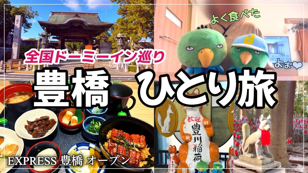 好きな様に生きる30代女ひとり旅【ドーミーインEXPRESS豊橋】【現実逃避】【推し活】