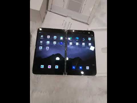 Microsoft surface duo white colour good condition Full kit with pen Best dual screen phone