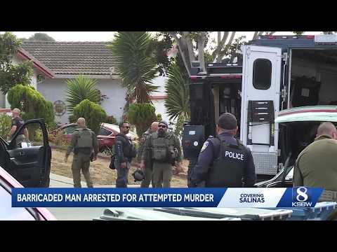 Man arrested on suspicion of attempted murder after 4-hour East Salinas standoff