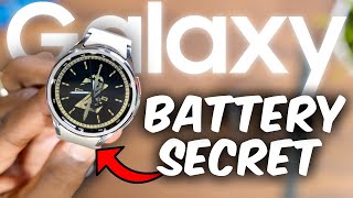 DO THIS RIGHT NOW! Samsung Galaxy Watch 6 Classic Battery Life TIPS & TRICKS!
