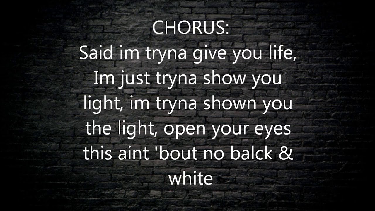 KINGISLAND Black & White (With Lyrics) YouTube