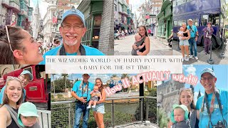 Our 8 Month Old Goes to THE WIZARDING WORLD OF HARRY POTTER for the 1ST TIME!