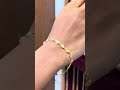 8 gram ladies bracelet #gold #wedding #bracelet #customized @mangalamfathimajewellers