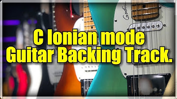 C Ionian Mode | Lead Guitar | Backing Jam Track