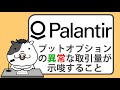 パランティアのプットオプションの異常な取引量が、株価のピークを示唆する可能性【2024/12/26】