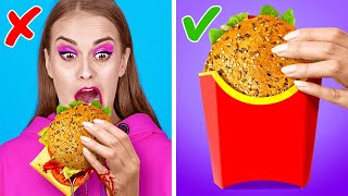 ASTUCES FUTÉES SPÉCIAL FAST-FOOD || Conseils Et Trucs De Cuisine par 123 GO! GOLD