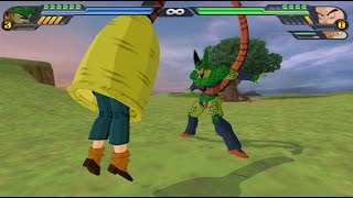 Dragon Ball Z Budokai Tenkaichi 3 Cell First Form vs Android 18 (com vs  com) Battle Gameplay 
