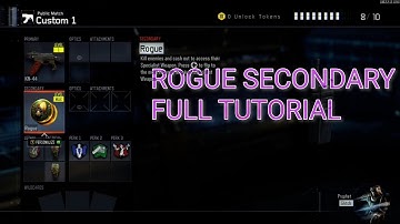 ROGUE IN SECONDARY IN UNDER 5 MINUTES *FULL TUTORIAL* (Black Ops III)
