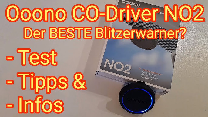 OOONO Co-Driver Gadget ⚡⚡⚡ Radarwarner Blitzerwarner Test 