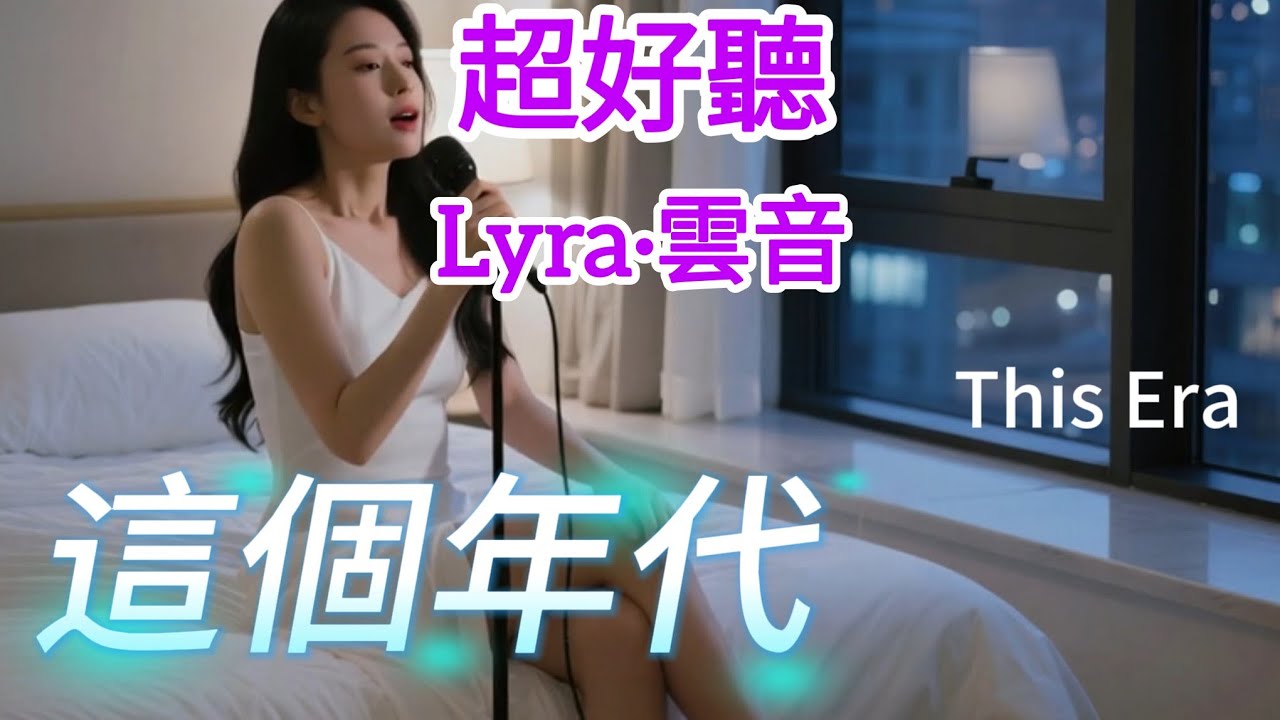 Lyra·雲音 翻唱 超好聽 |《這個年代》| 原唱:大歡 | 一聽就愛 |女聲版 | 我們在這個年代，不拼就會被淘汰 | Beautiful | 
