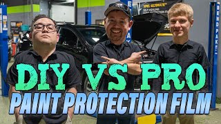 DIY VS PRO | BEGINNER vs PRO Paint Protection Film Install
