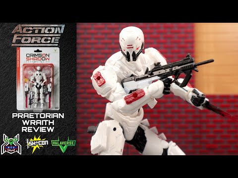 Valaverse Action Force PRAETORIAN WRAITH Crimson Shadow Exclusive