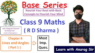 #6 Base Series | R D Sharma Class 9 Maths Chapter 6 MCQ with Solution Term 1 Exam #NCERT #Class9th