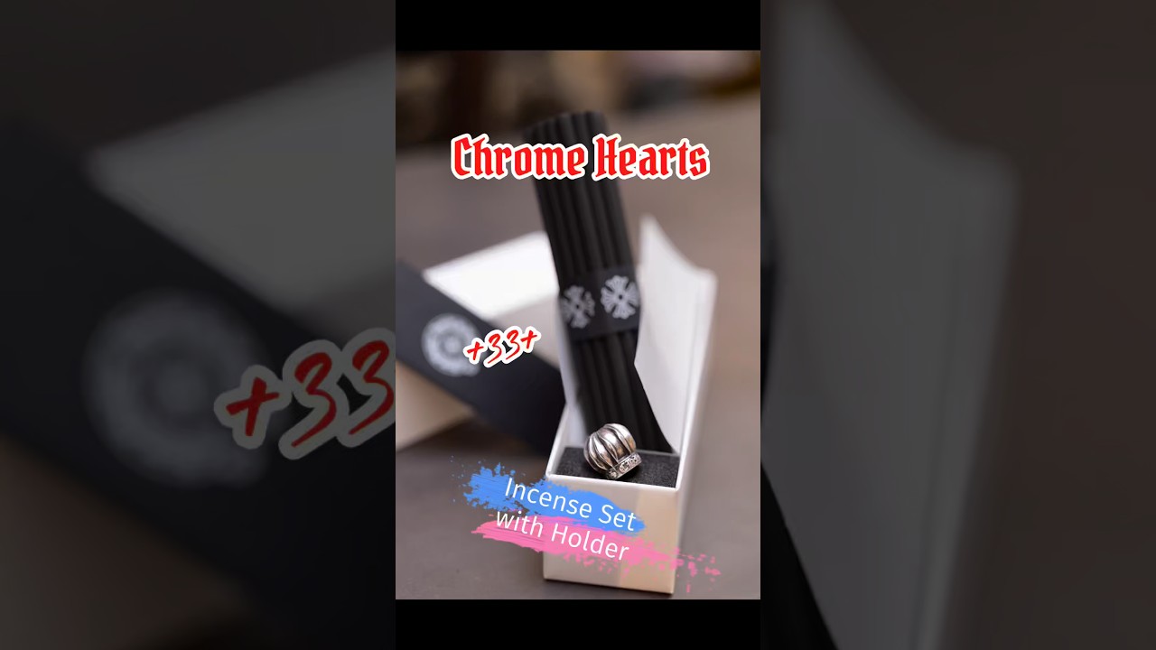Chrome Hearts +33+ Incense Set with Holder #chromehearts