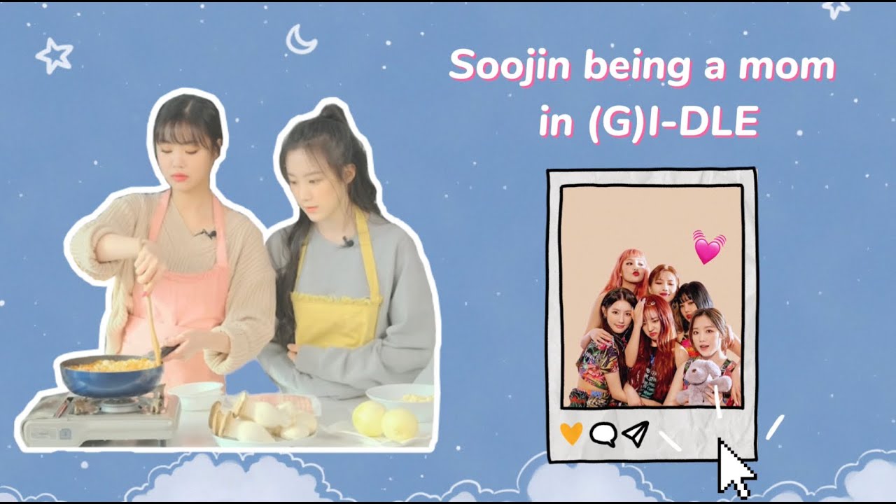 Soojin being a mom in gidle
