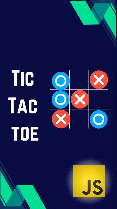 Tic tac toe using js #ytshorts#youtubeshorts #javascript#coding# ...