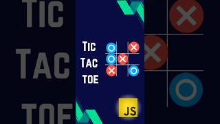 Tic tac toe using js #ytshorts#youtubeshorts #javascript#coding#tictactoe