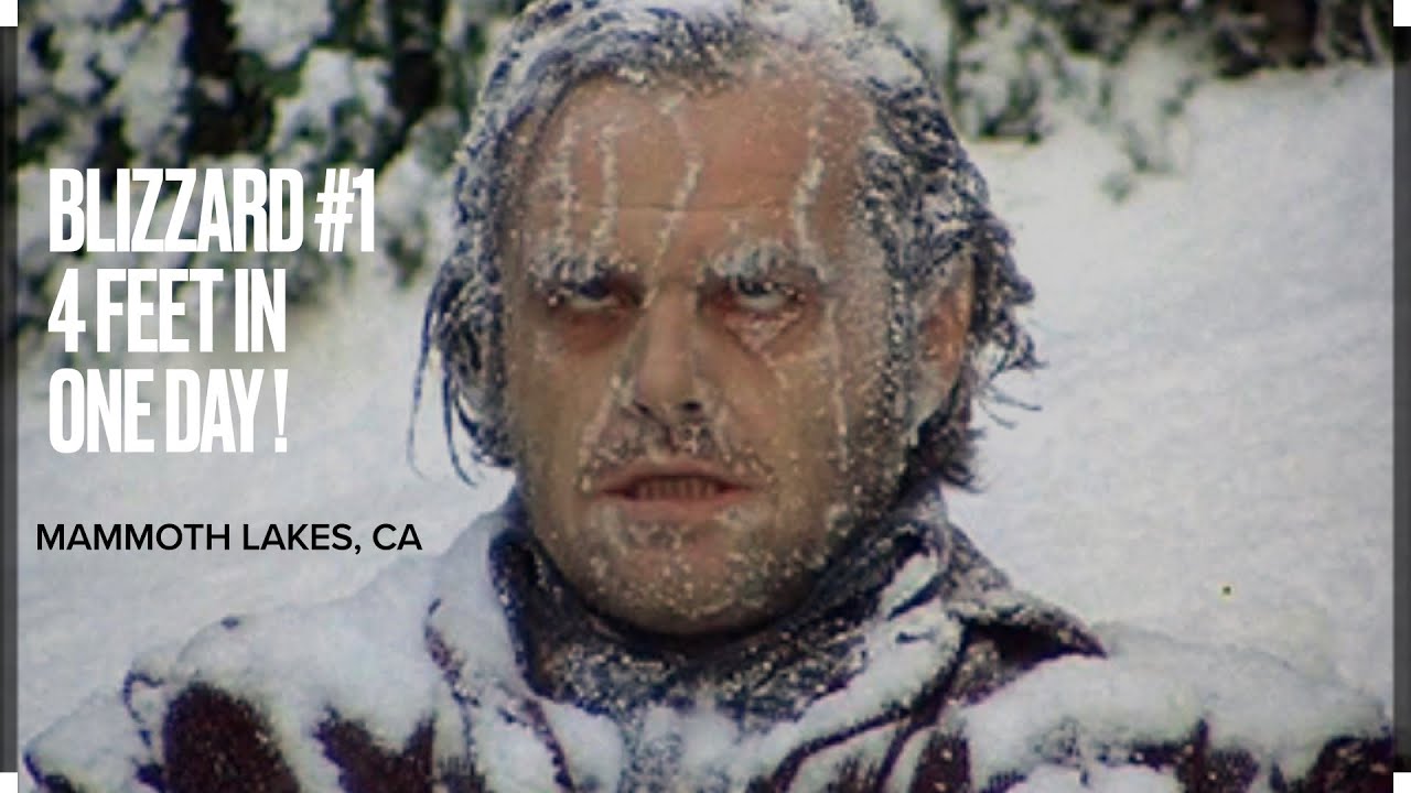 Blizzard 1 hits Mammoth Lakes HARD YouTube