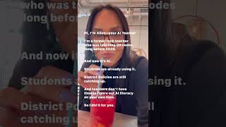 🤓 You  just need one simple way to teach AI literacy without losing your mind. #ailiteracy