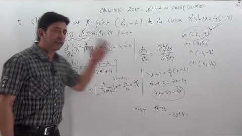 Online IIT-JEE main  2017 paper solutions with logic & Trick -2