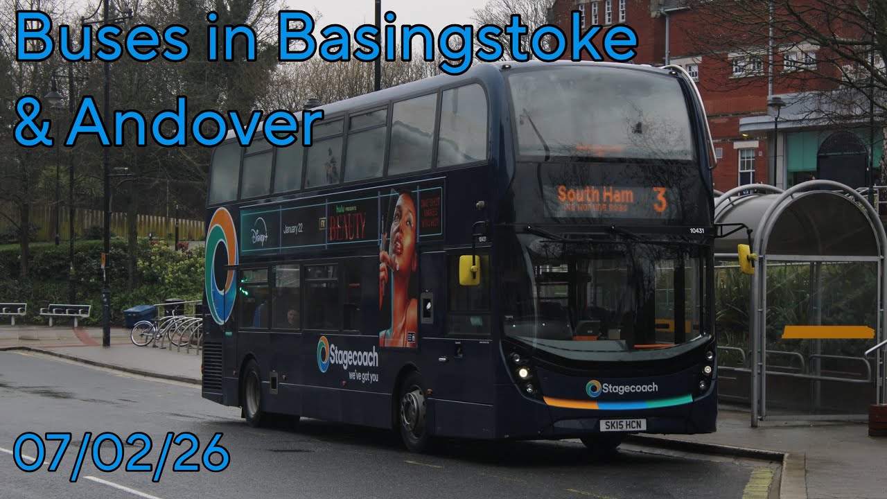 Buses in Basingstoke and Andover 07/02/26