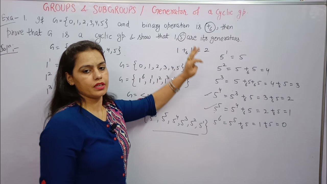 Euler's Function Generators of Cylic Group Maths B.A./B.Sc 3rd Year