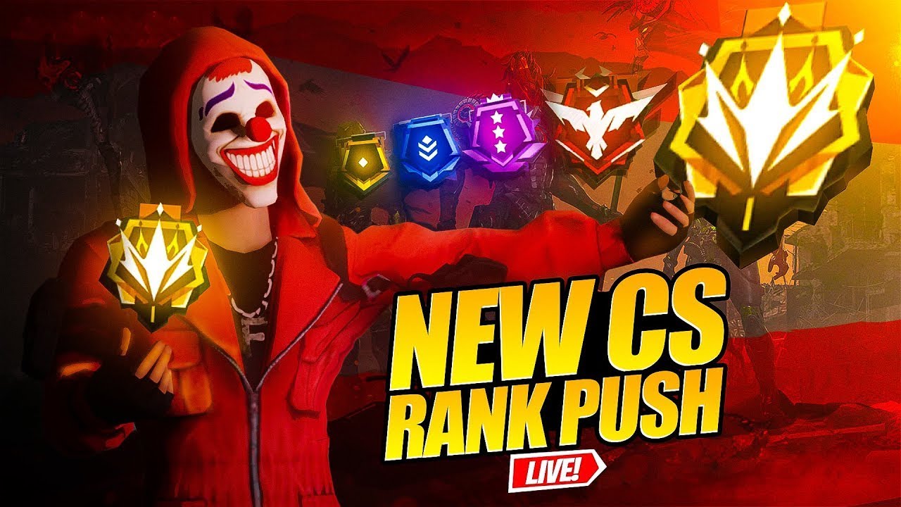 NEW CS RANK || PUSH TO TOP 1 GRANDMASTER With HACK - Free Fire live - Garena Free Fire