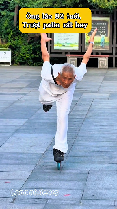 82 Year Old Man Roller Skating Super Cool