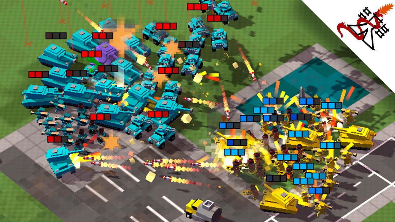 8 Bit Armies - 4vs4 TEAM STRIKES Multiplayer Gameplay