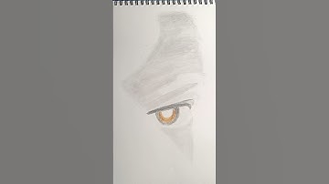 Mesmerizing Eye Drawing | Charcoal & Color Time-Lapse Art