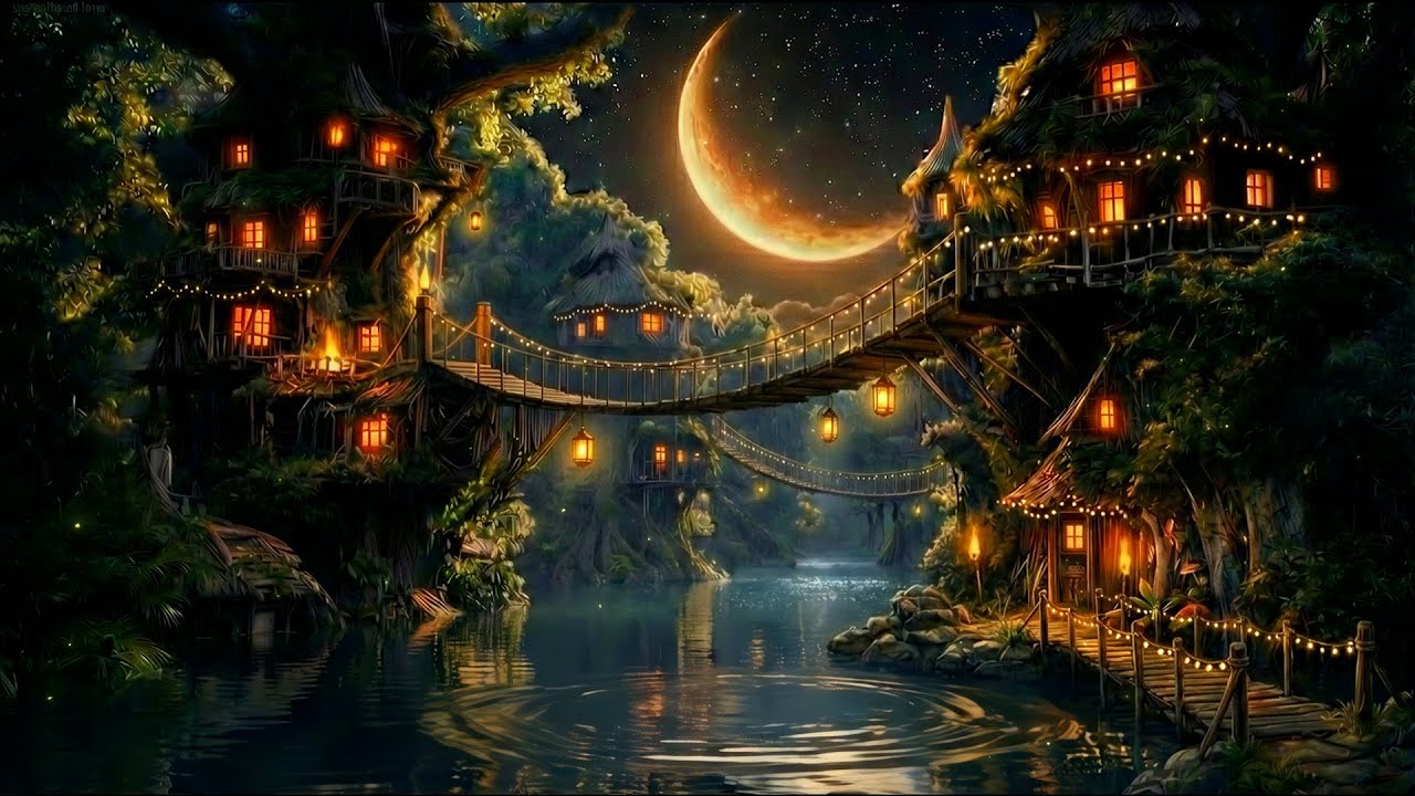 🌙 Deep Night Relaxation | Water Sounds & Calm Music for Sleep