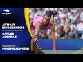 Arthur Rinderknech vs. Carlos Alcaraz Highlights | 2025 US Open Round 4