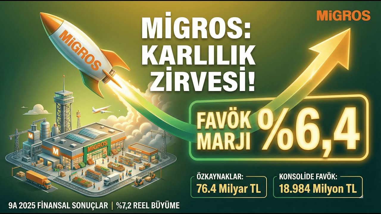 MIGROS (MGROS) 3Ç2025: Enflasyona Rağmen Rekor Marjlar ve Temettü Müjdesi! | Bilanço Analizi