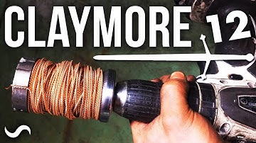 MAKING A SCOTTISH CLAYMORE SWORD!!! PART 12
