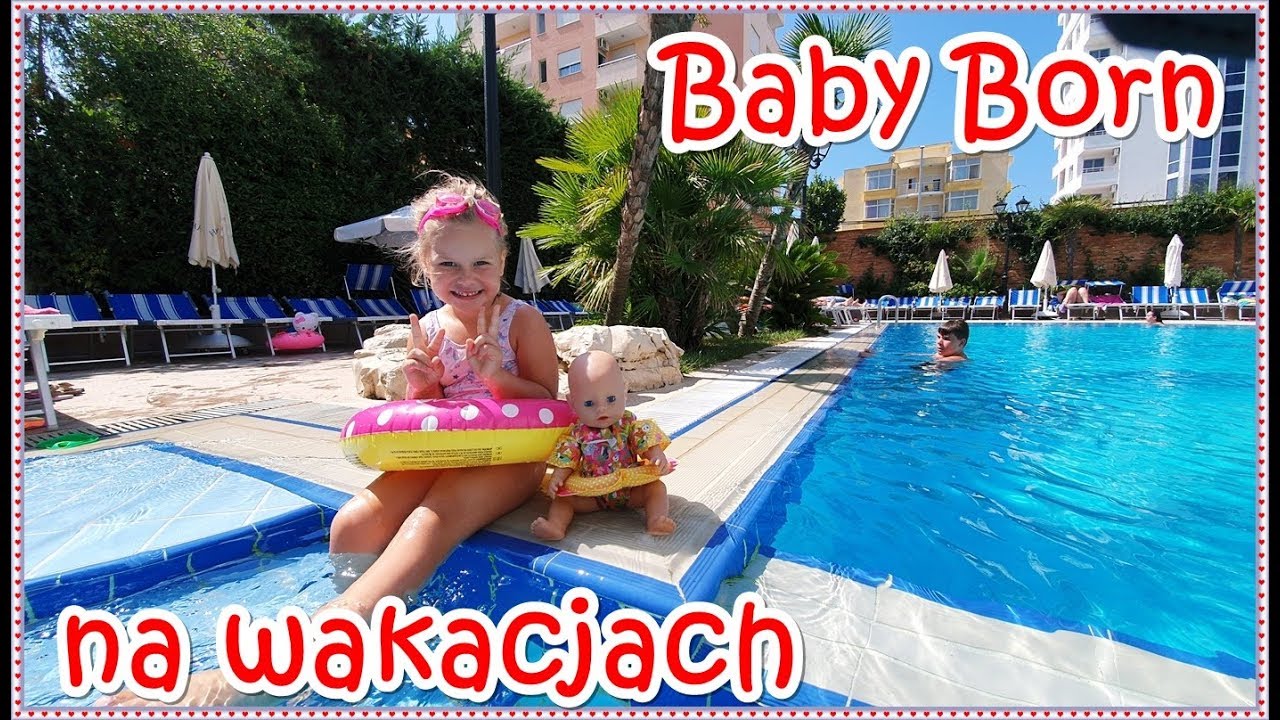 Baby Born na wakacjach ~ Kąpiemy się w basenie #69