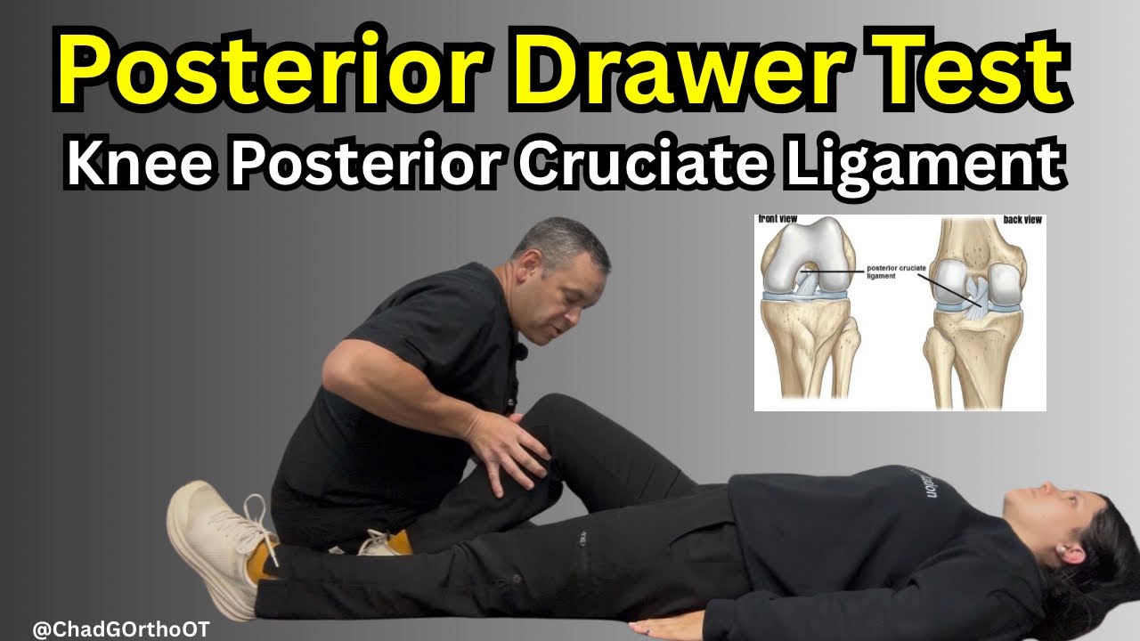 How to Test for a PCL Injury FAST (Posterior Drawer Test Guide) - YouTube