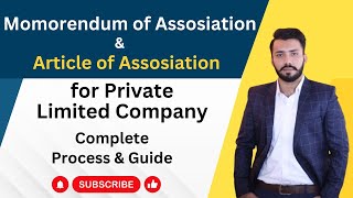 Moa & Aoa For Private Limited Company